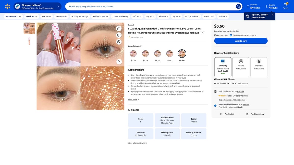 7 Best Korean Eye Glitter Picks to Sparkle in 2026 - SDJMa Liquid Eyeshadow Multi-Dimensional Multichrome