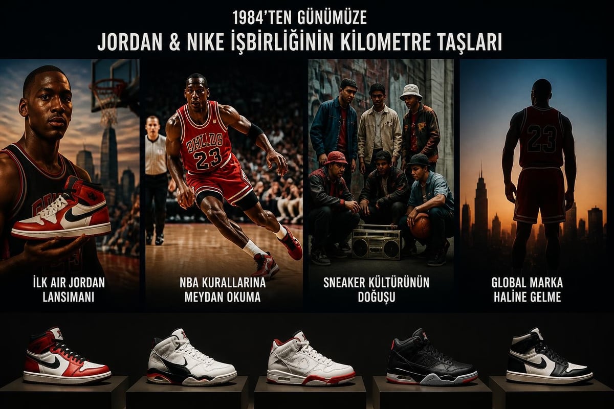 Jordan Nike ortaklığının ilk yılları