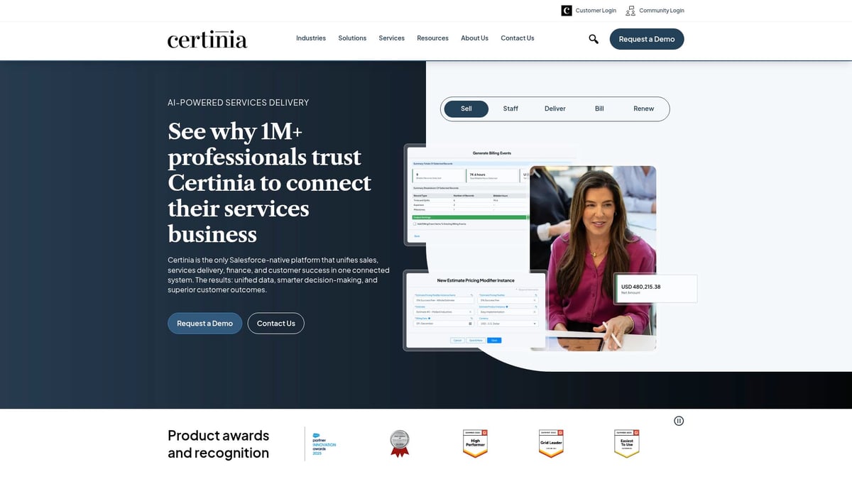 9 Essential ERP CRM Solutions Transforming Business in 2026 - Salesforce CRM + FinancialForce ERP