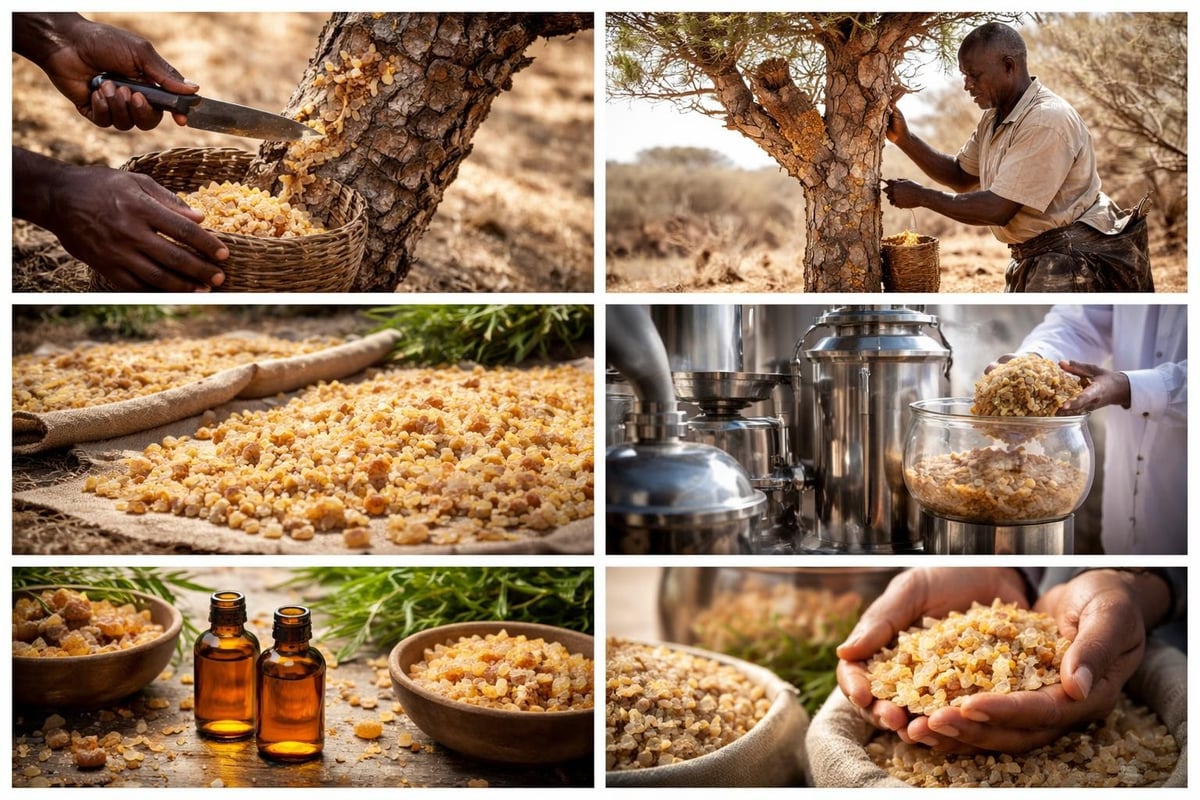 Frankincense produktion