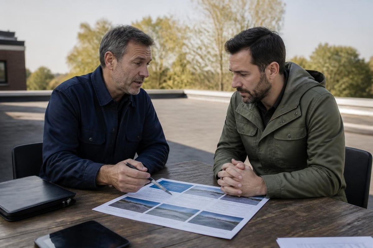 Flat roof repair versus replacement decision