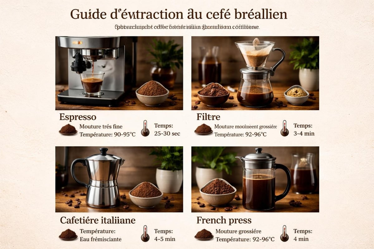 Préparation optimale du café brésilien