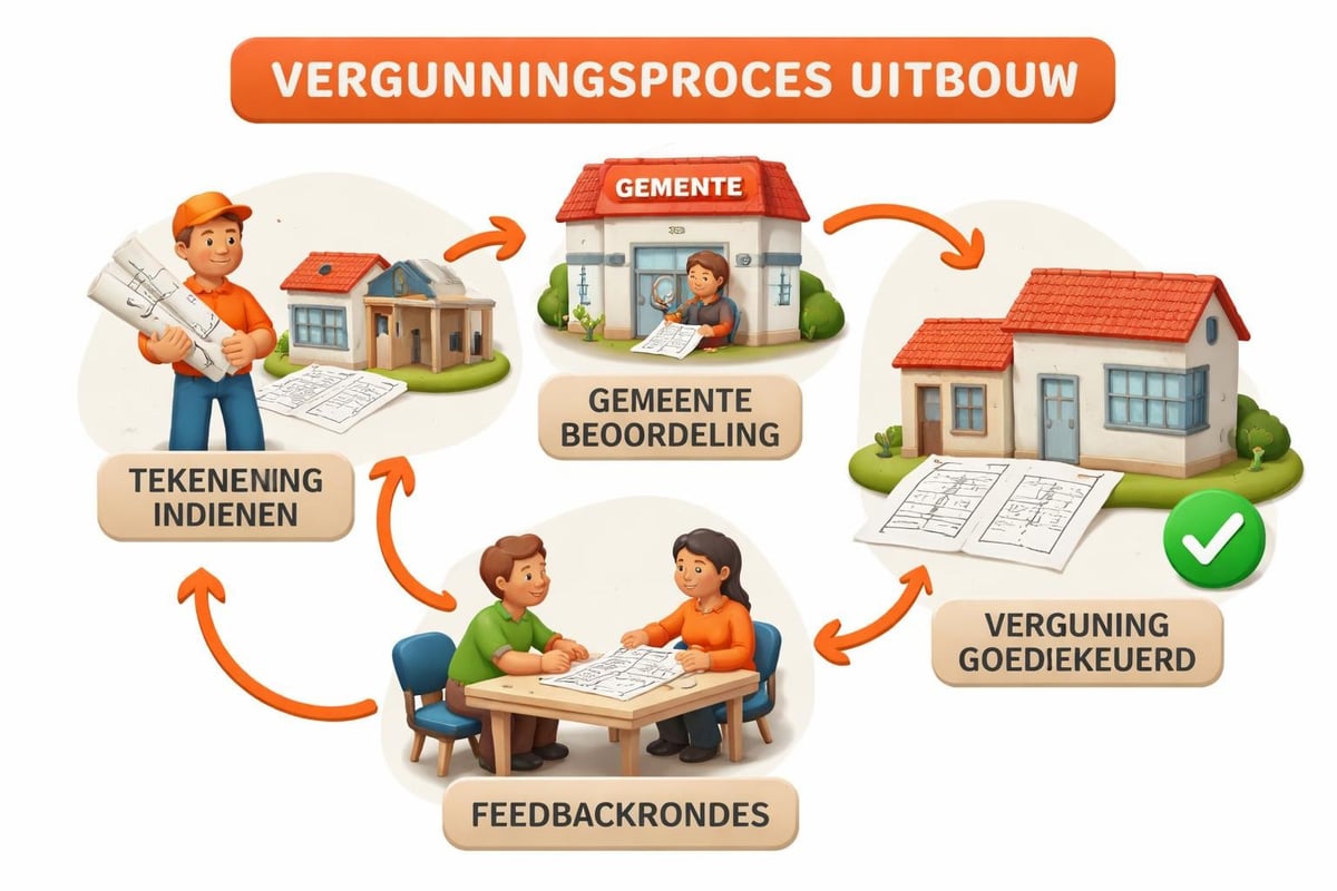 Vergunningsproces uitbouw