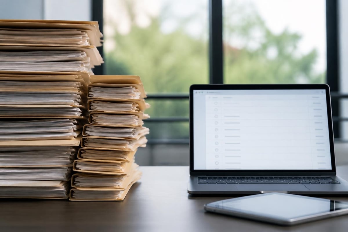 Digital vs paper forms comparison
