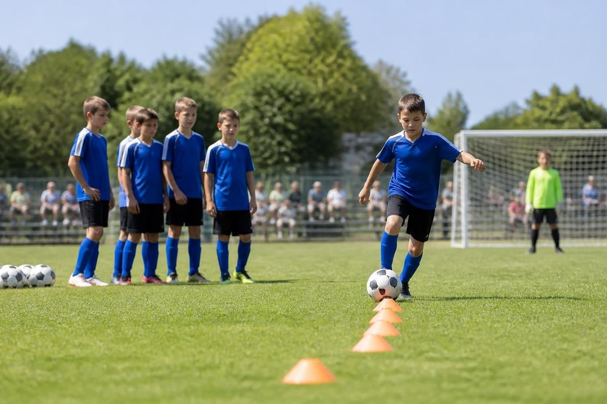 Soccer training session structure