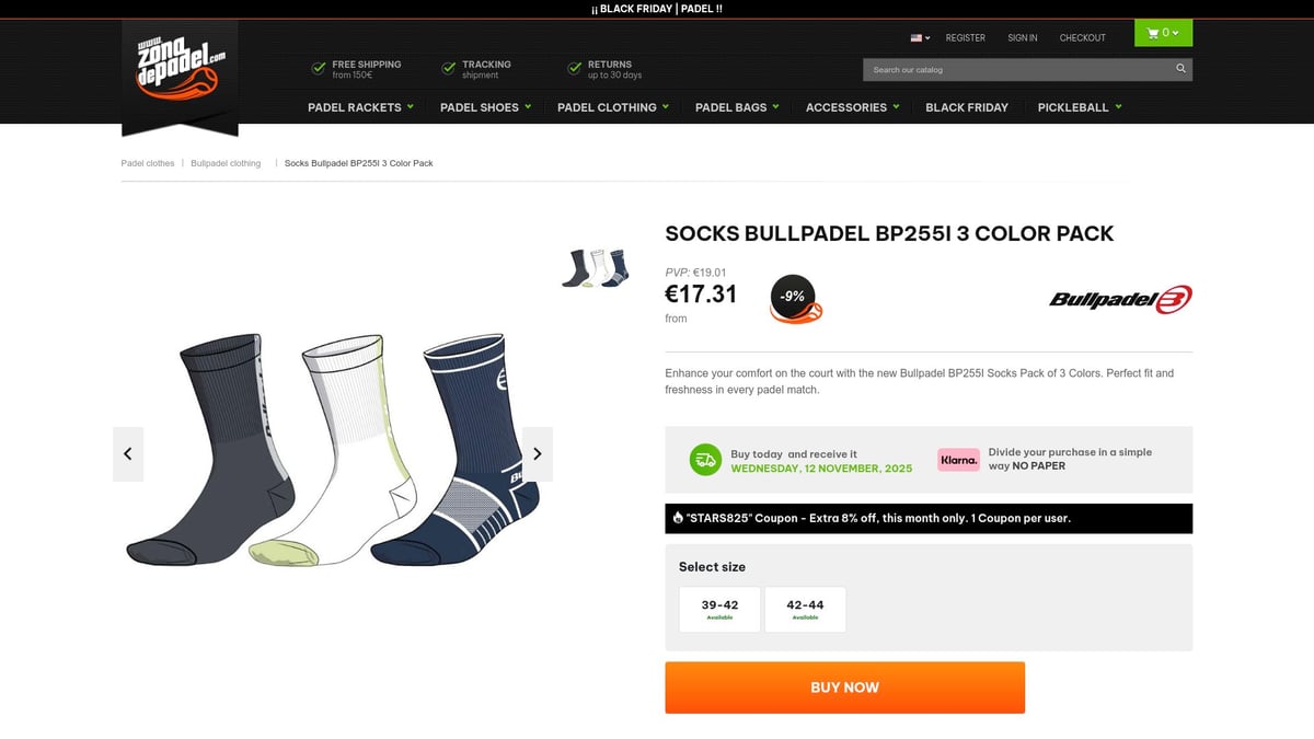 7 Best Padel Socks for Comfort and Performance in 2025 - Socks Bullpadel BP255I 3 Color Pack