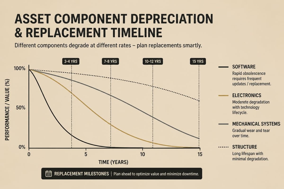 Component depreciation timeline