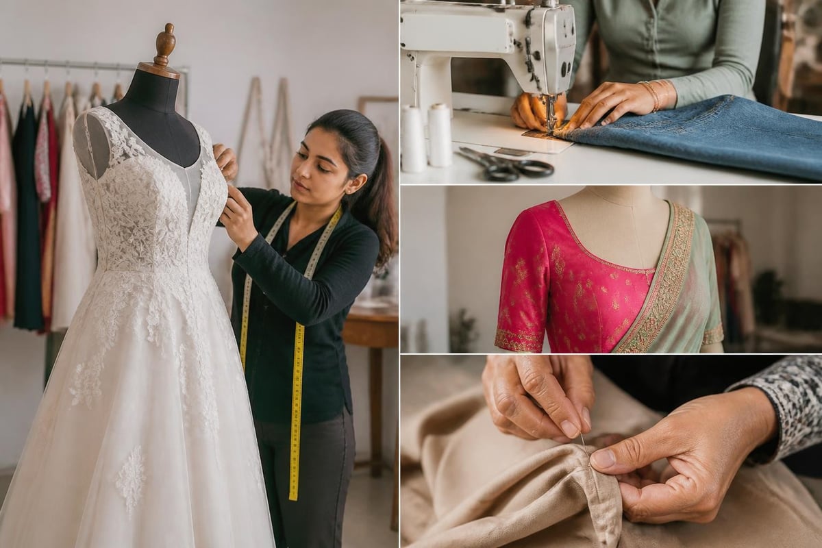 Types of ladies tailoring services