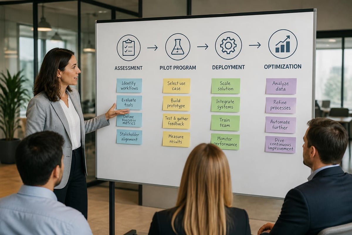 AI automation implementation roadmap