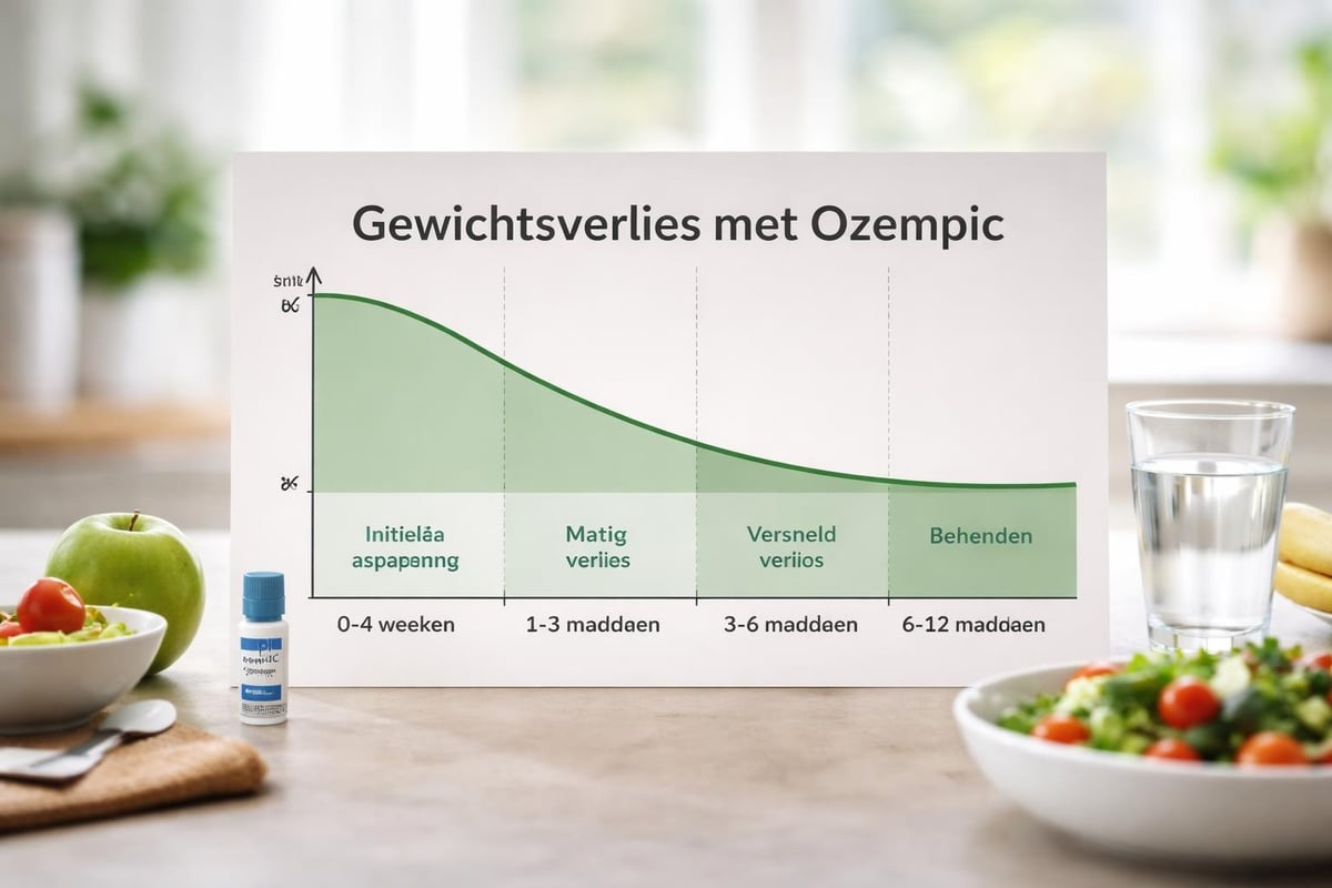 Tijdlijn gewichtsverlies