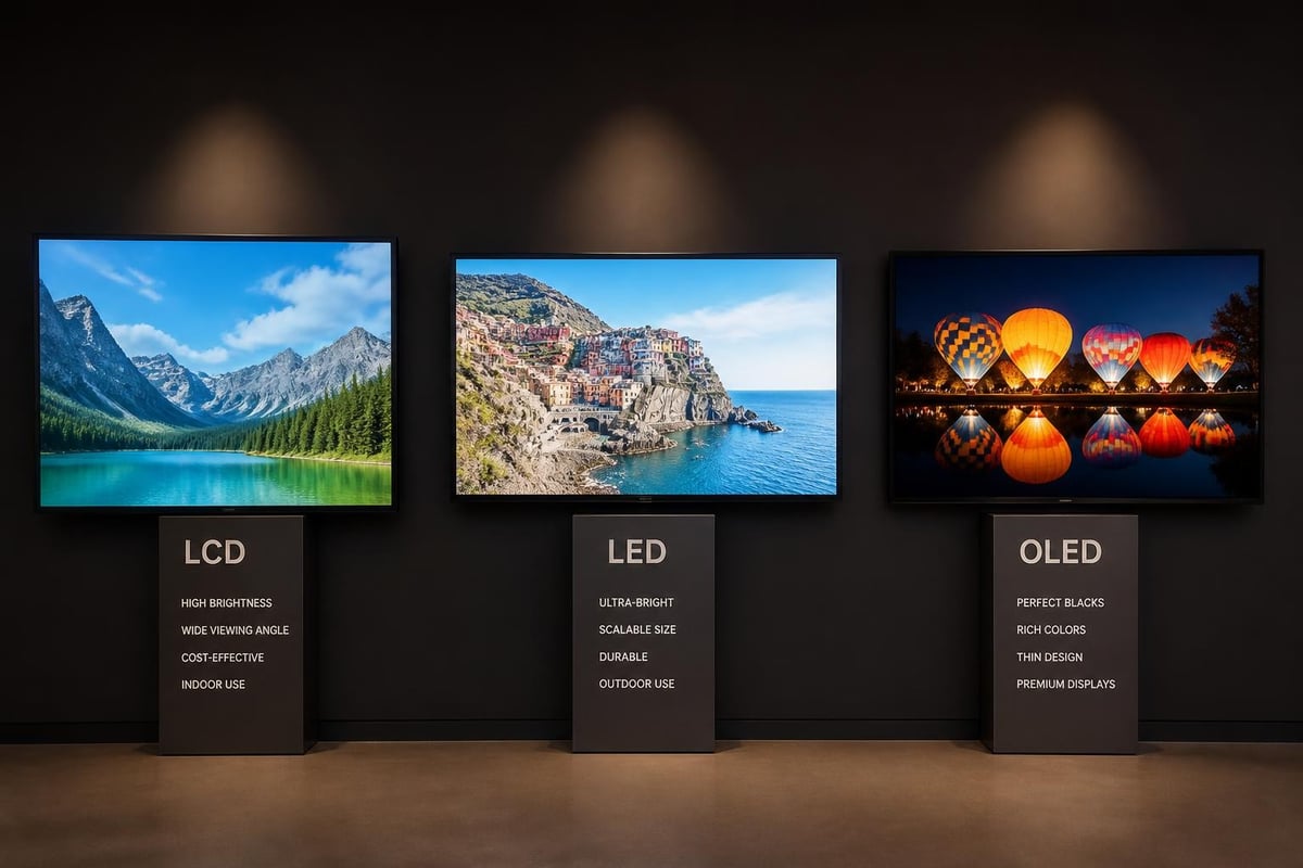 Display technology comparison