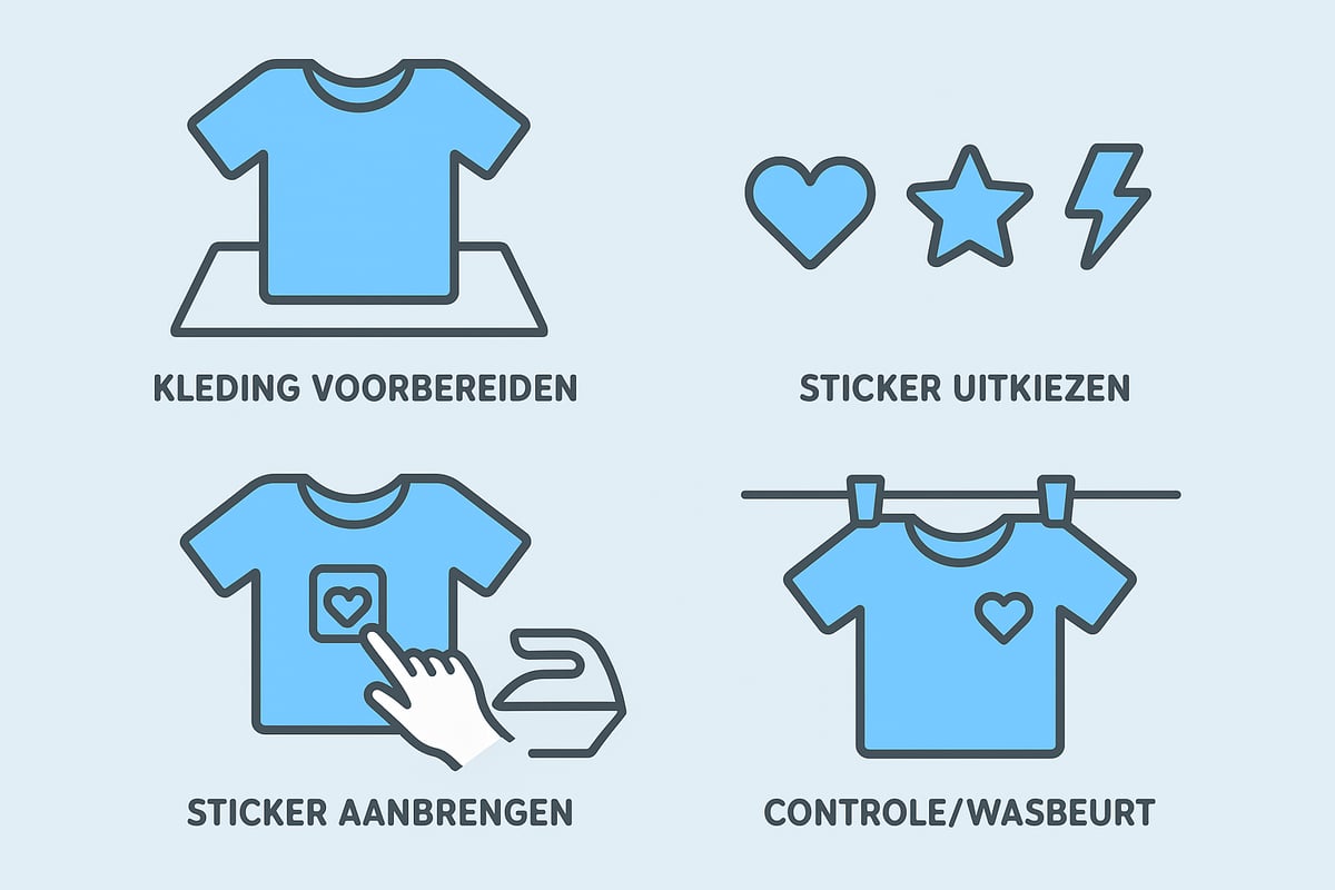 Stappenplan: Zo Breng Je Stickers Op Kleding Aan