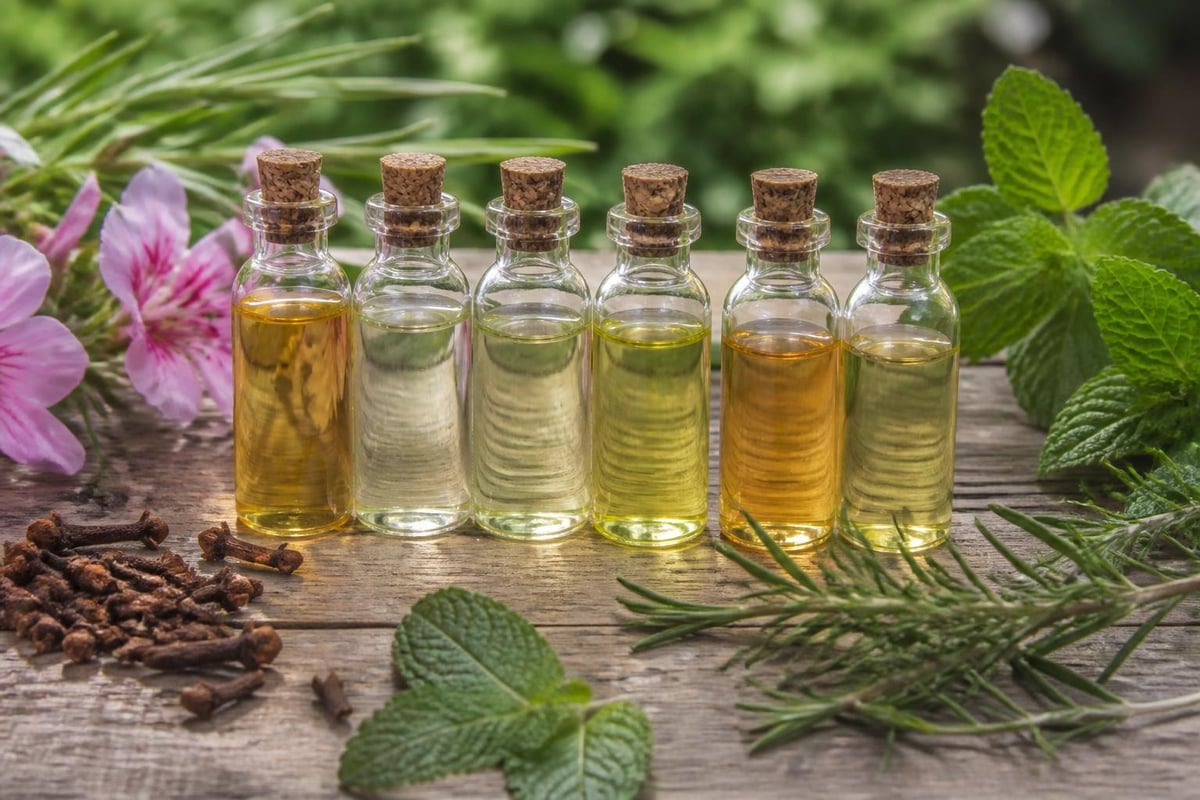 Essential oil blend synergy