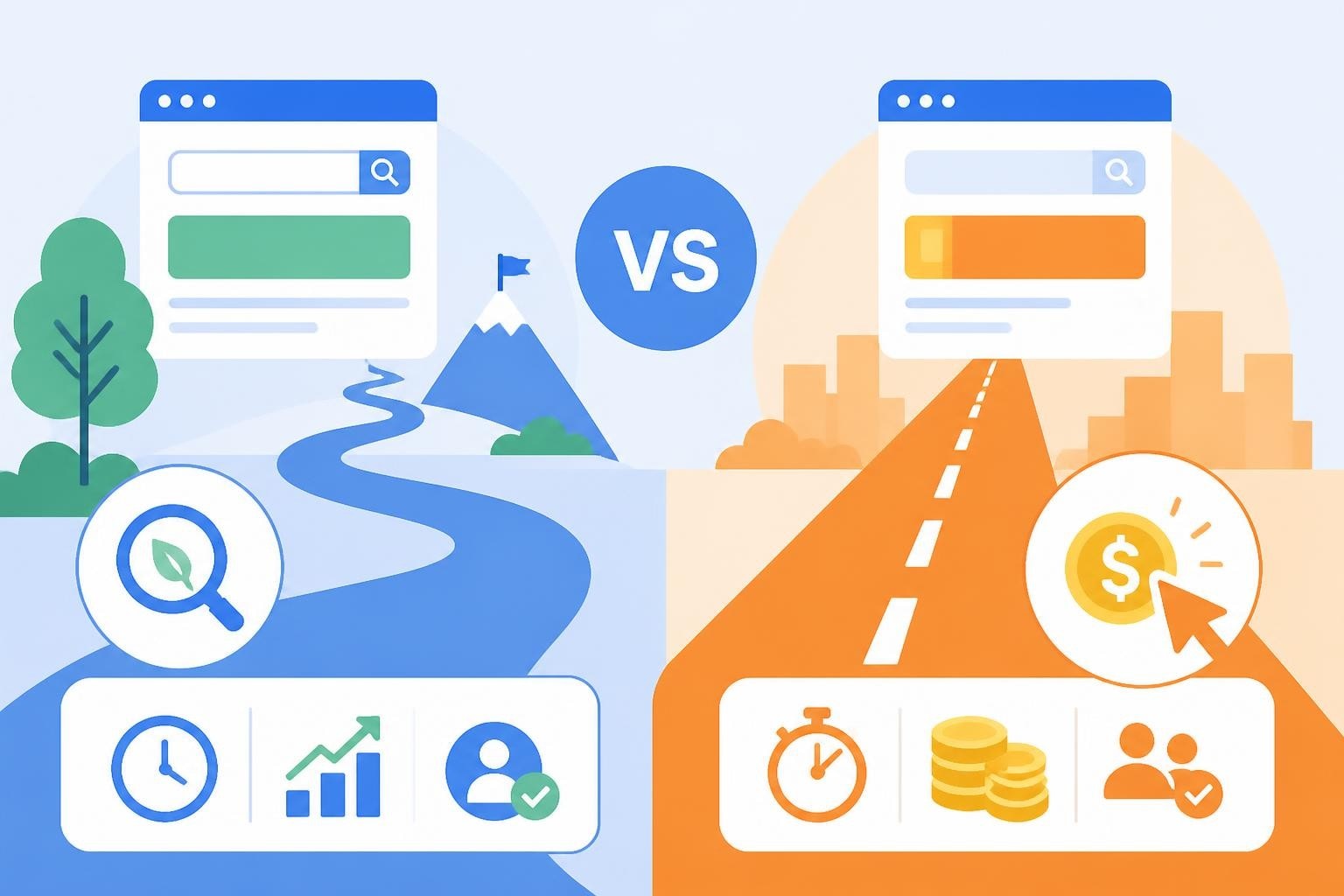 Organic Search vs Paid Search: A Complete Guide