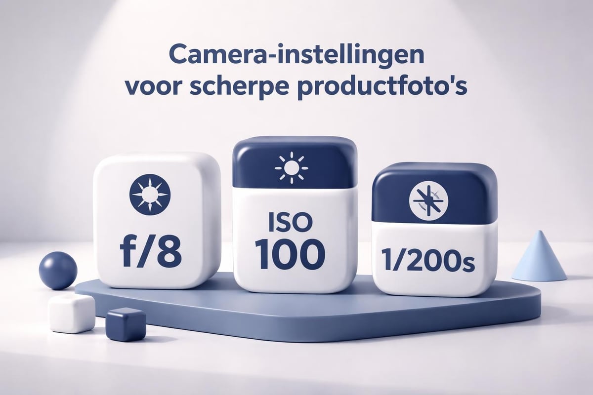 Camera settings for product photography