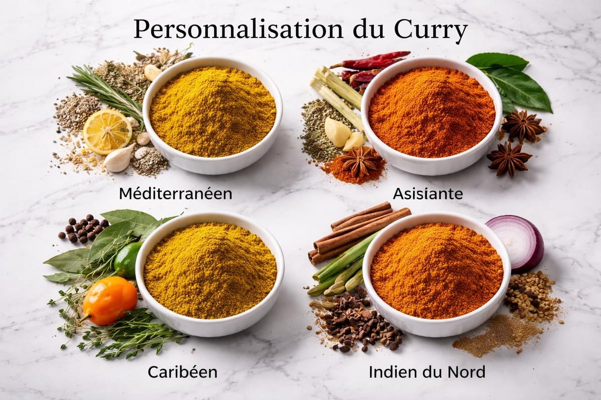 Personnalisation du curry poudre