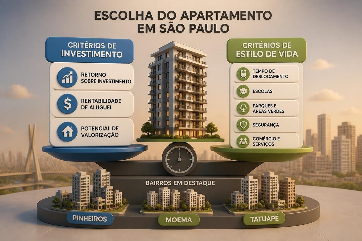 Critérios para seleção de apartamento
