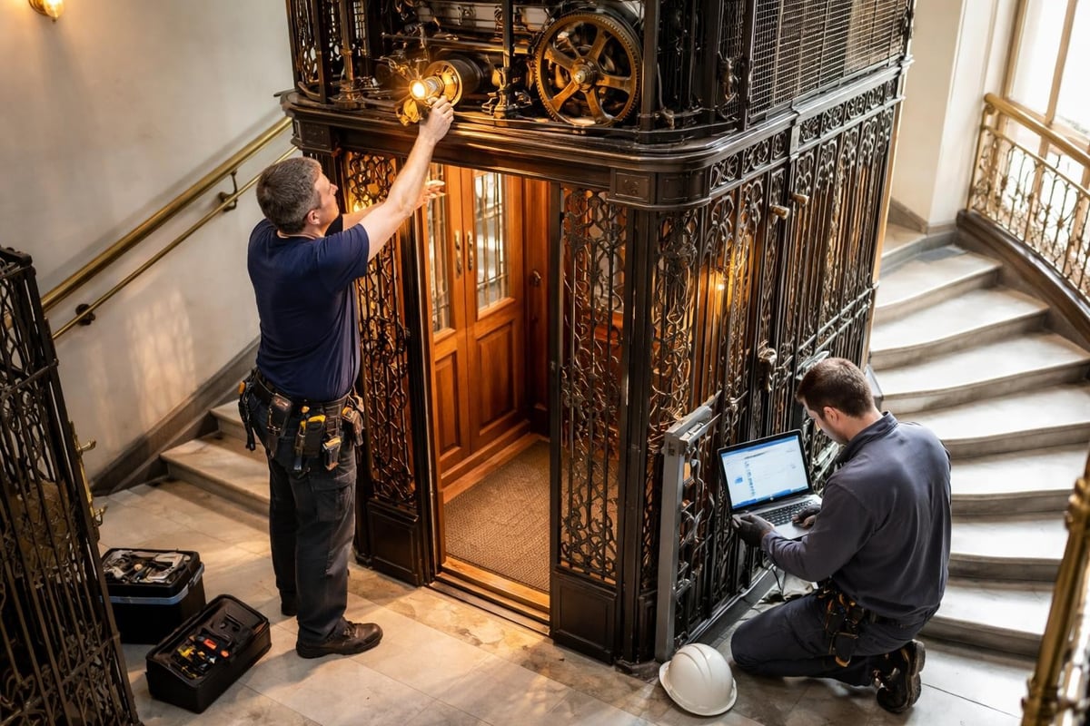 Ascenseurs patrimoniaux bruxellois