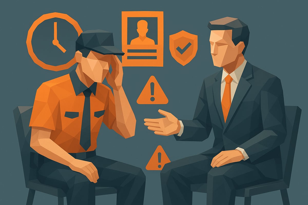 Common Mistakes to Avoid in Security Guard Interviews