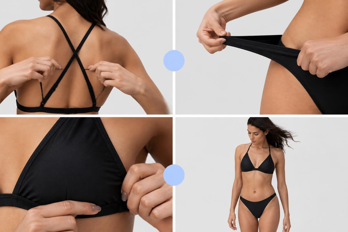 Testing surf bikini functionality