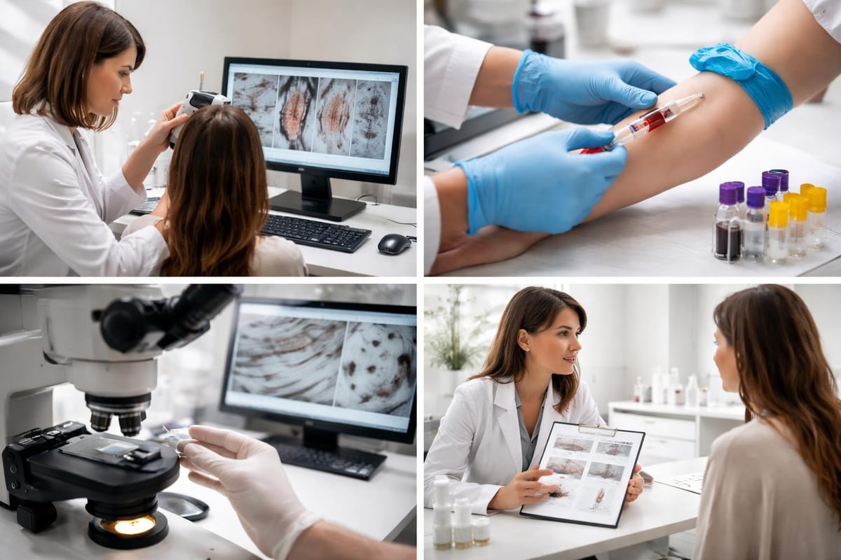 Hair loss diagnostic process