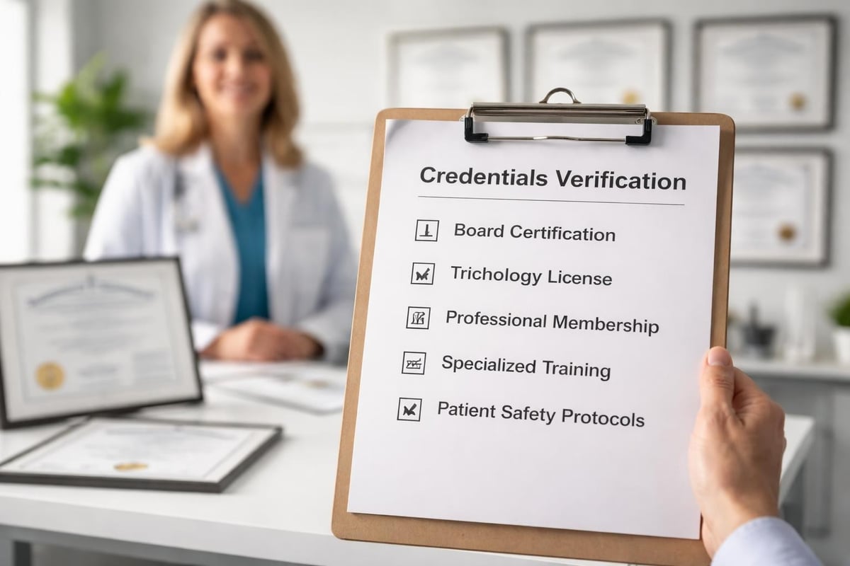 Professional qualifications verification