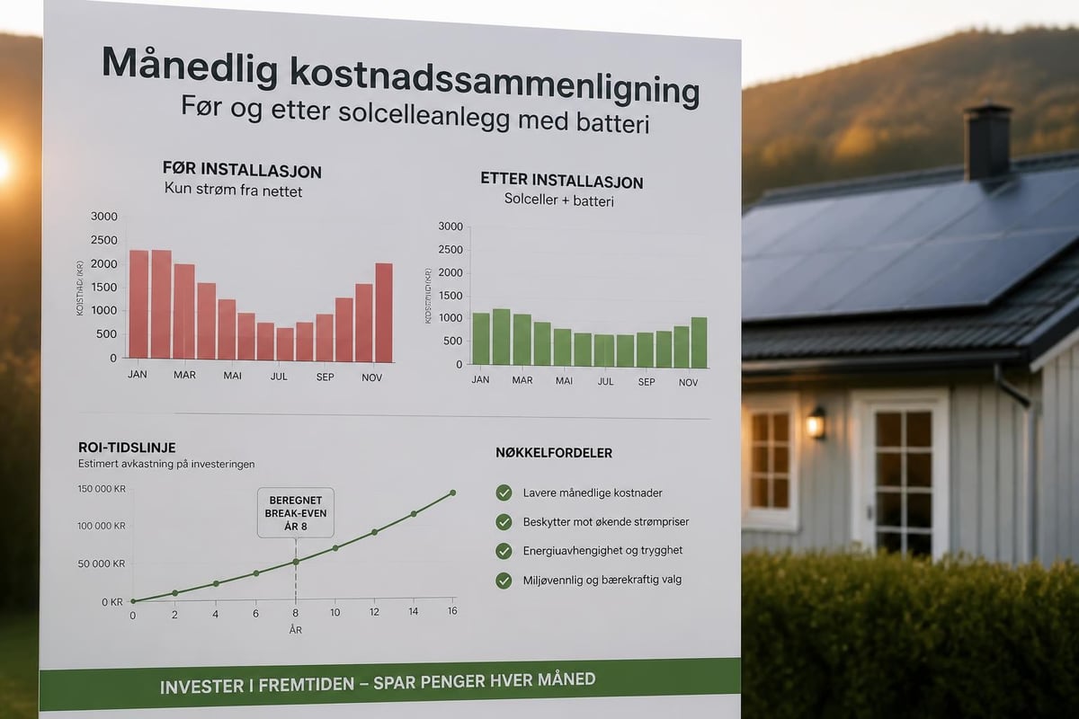 Økonomisk analyse solceller