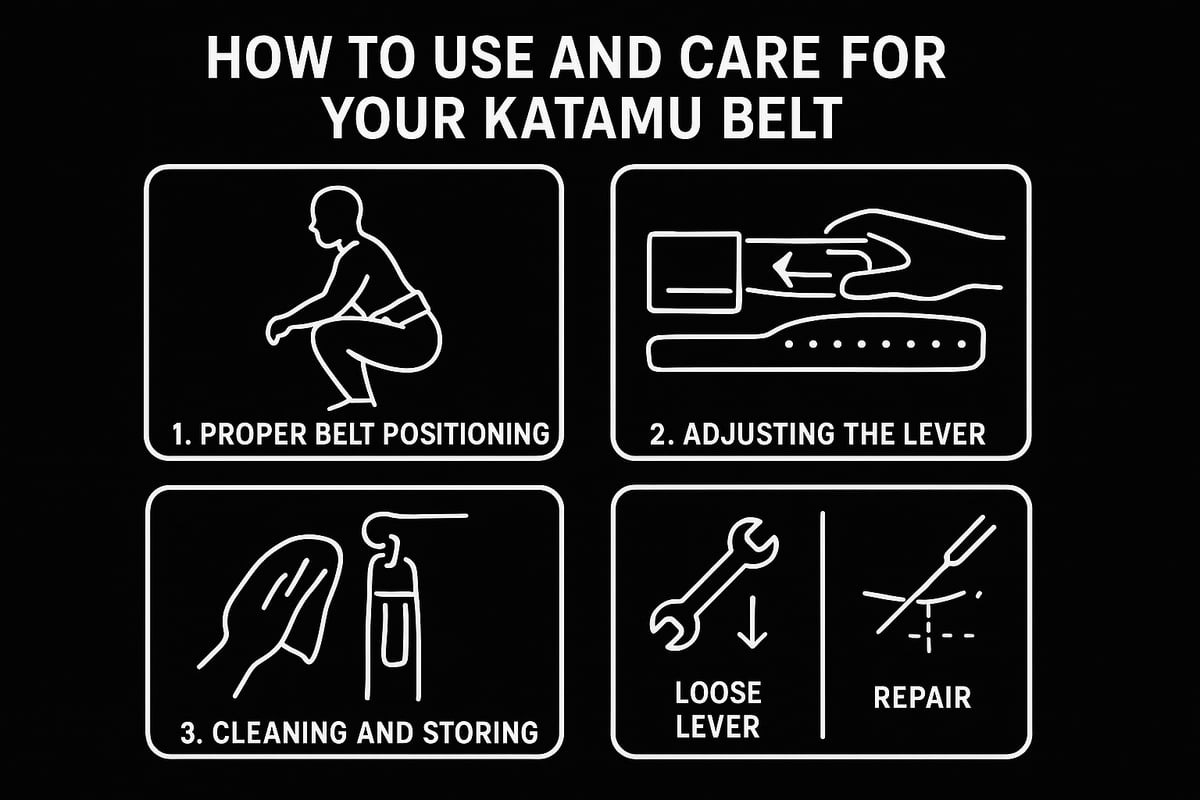 How to Use and Care for Your Katamu Belt
