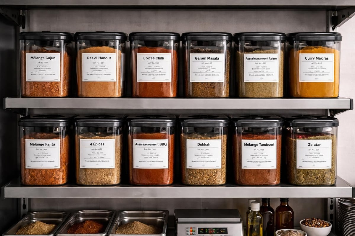 Conservation des épices