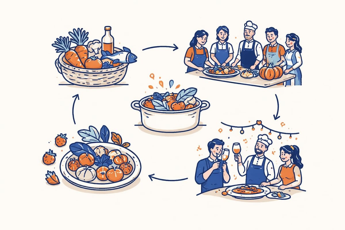 Moderne Kochkurs-Trends