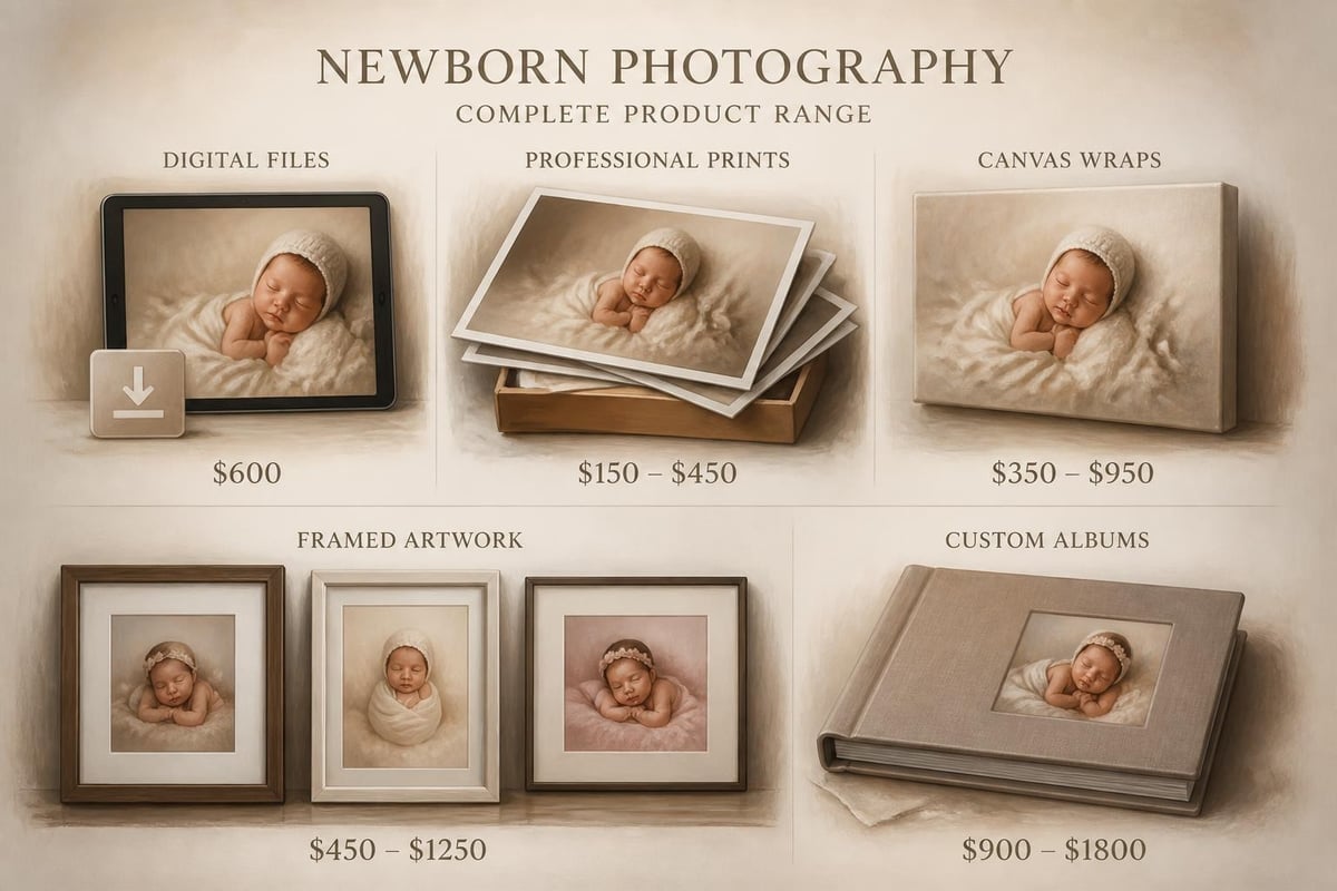 Newborn photography products