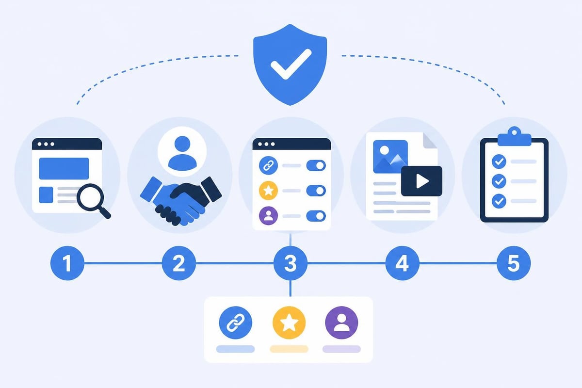 Paid link compliance checklist