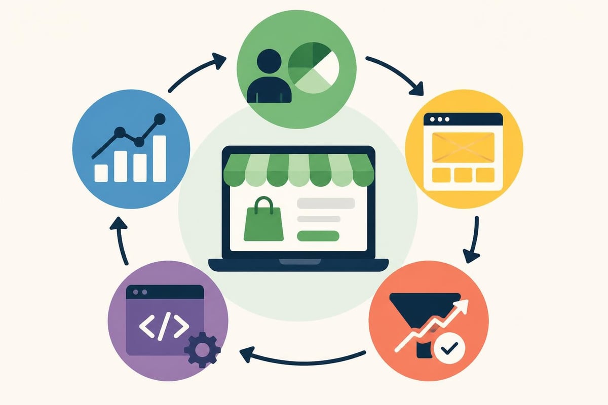 Shopify design company workflow stages