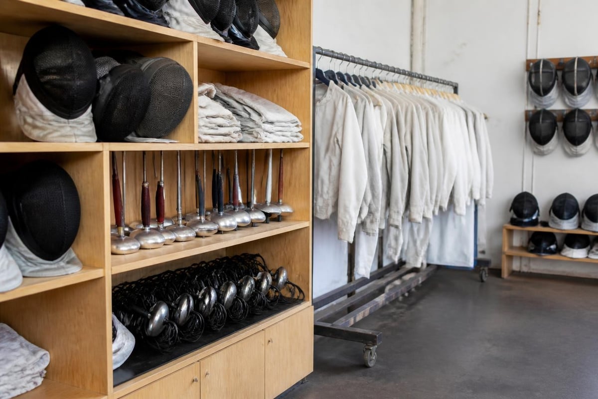 Fencing program equipment organization