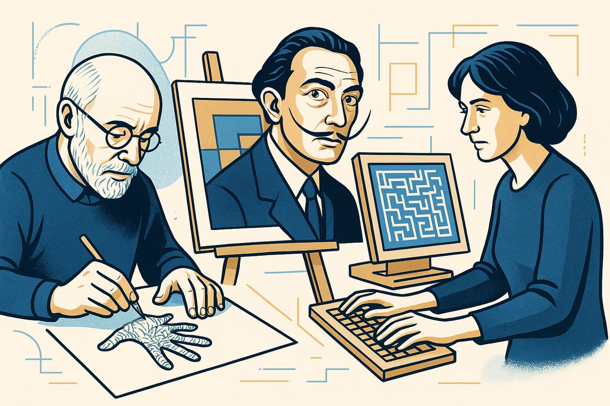 Les artistes et mouvements emblématiques reliant maths et art