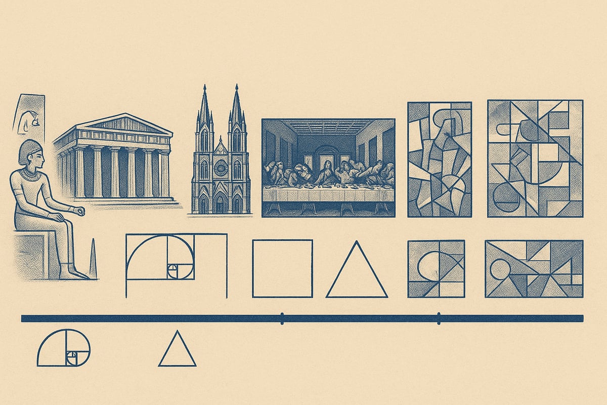 Panorama historique : Quand les mathématiques inspirent l’art