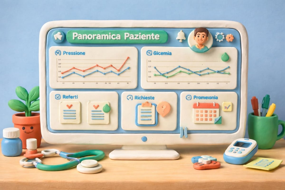 Storico parametri vitali integrato con documentazione clinica