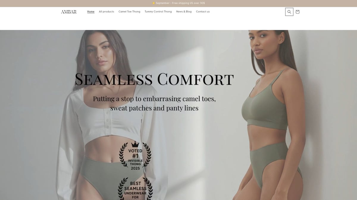 9 Best Anti Camel Toe Panties for Comfort in 2025 - Ambar Wear Invisible Camel Toe Thong