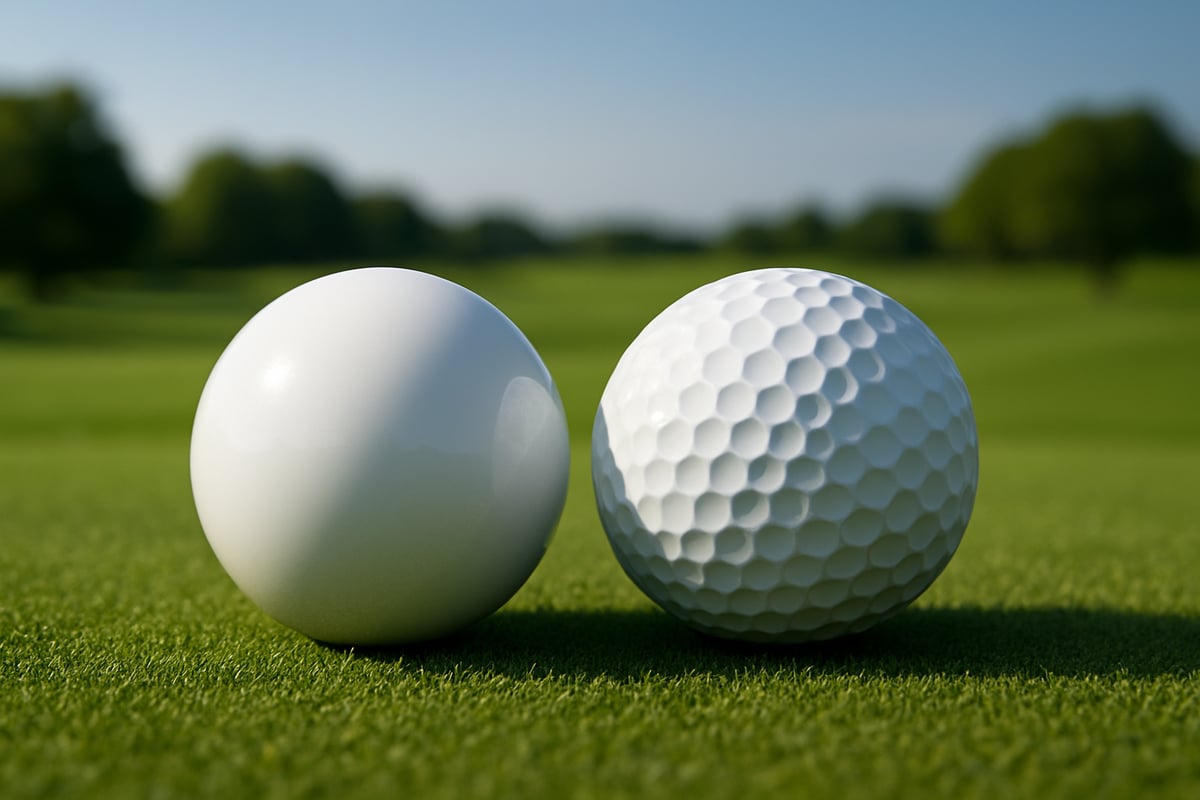 Smooth vs. Dimpled Golf Balls: Performance Showdown