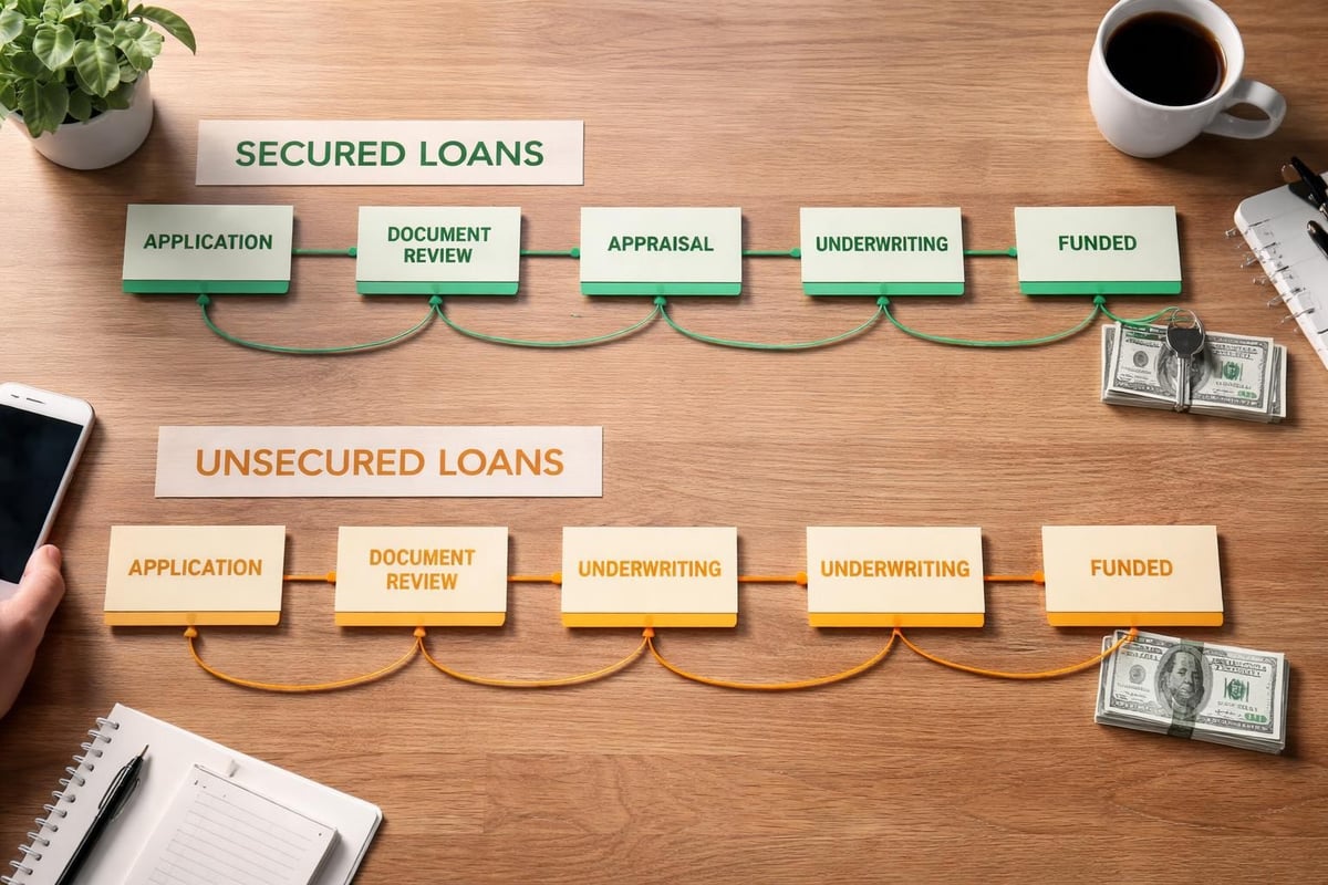 Loan application timeline