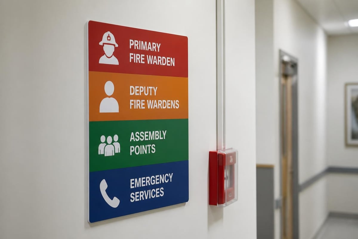 Fire warden information hierarchy
