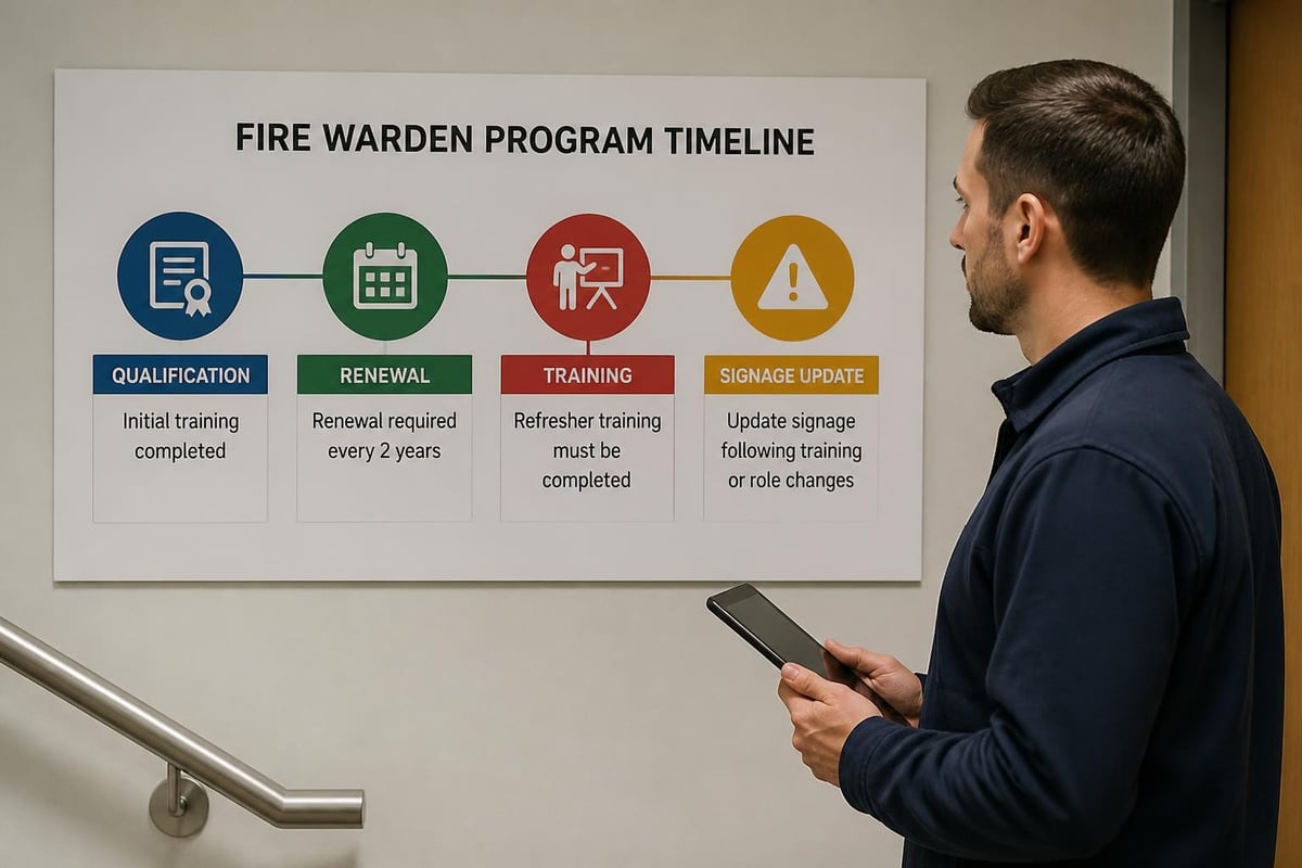 Fire warden training certification tracking
