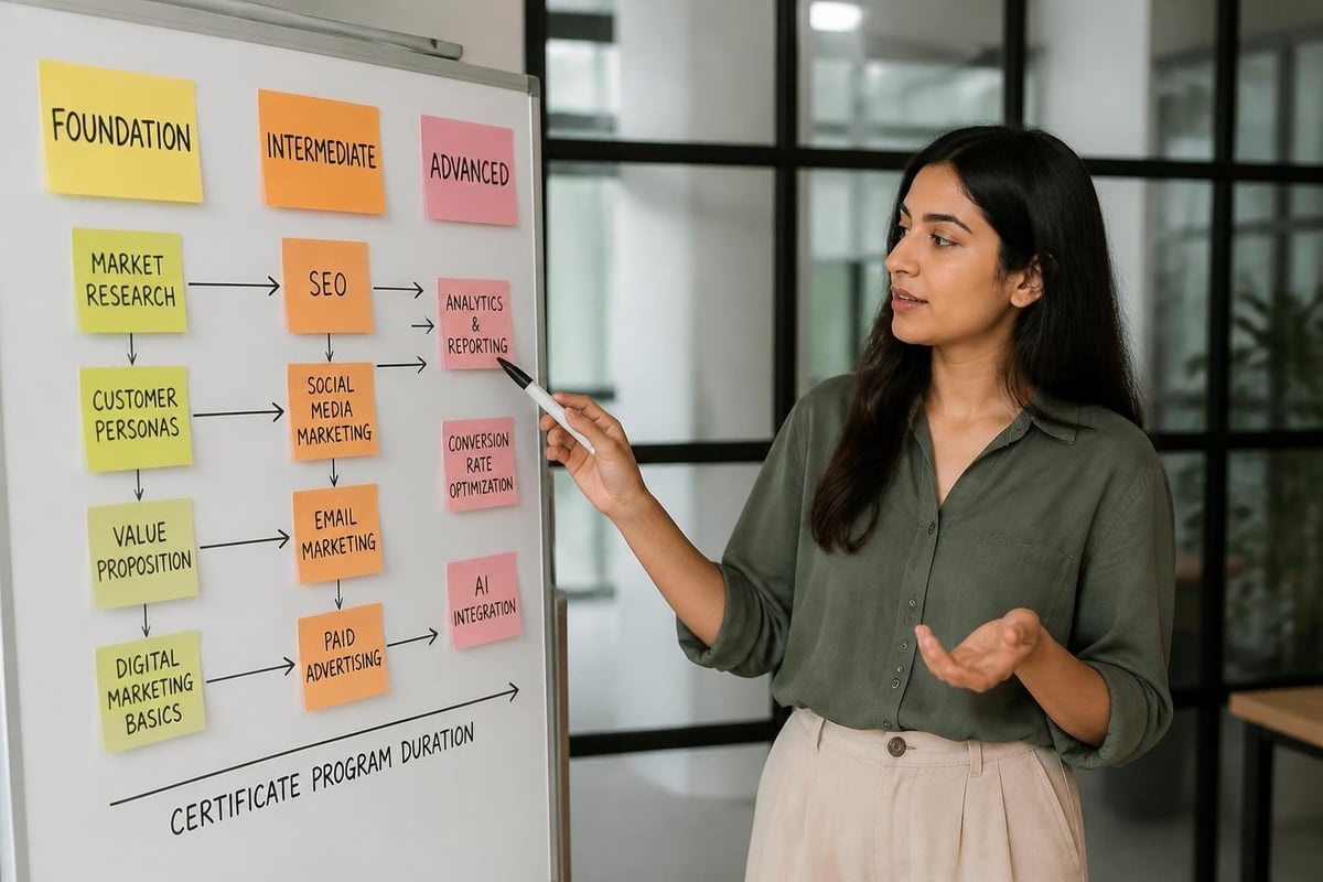 Digital marketing skill development timeline