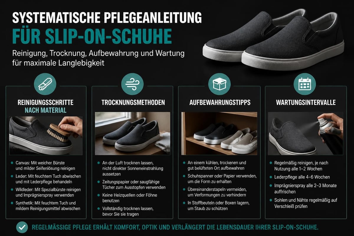 Schuhpflege Routine