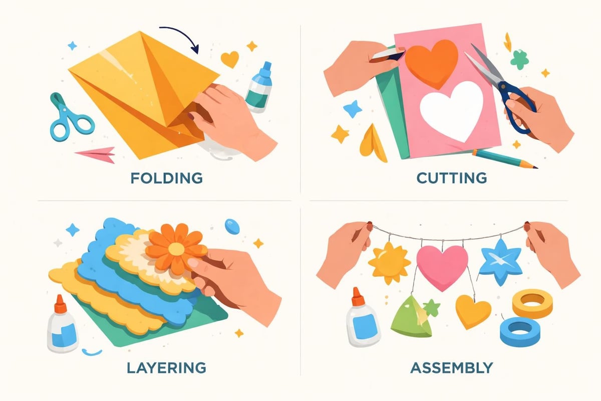 Paper crafting techniques