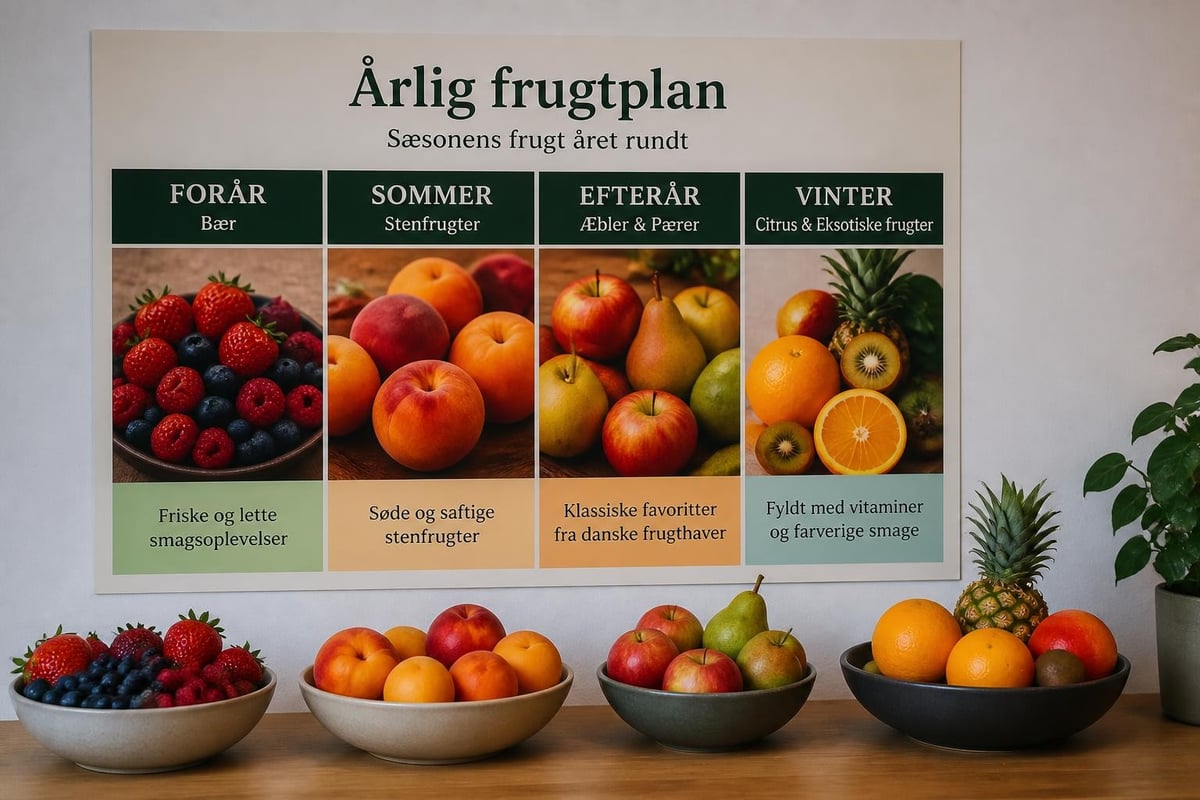 Sæsonbaseret frugtvariation