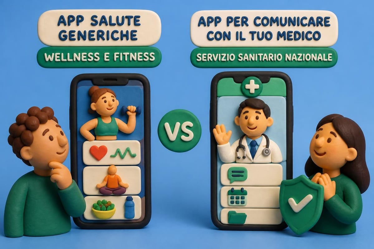 Differenza app generiche e app medico base