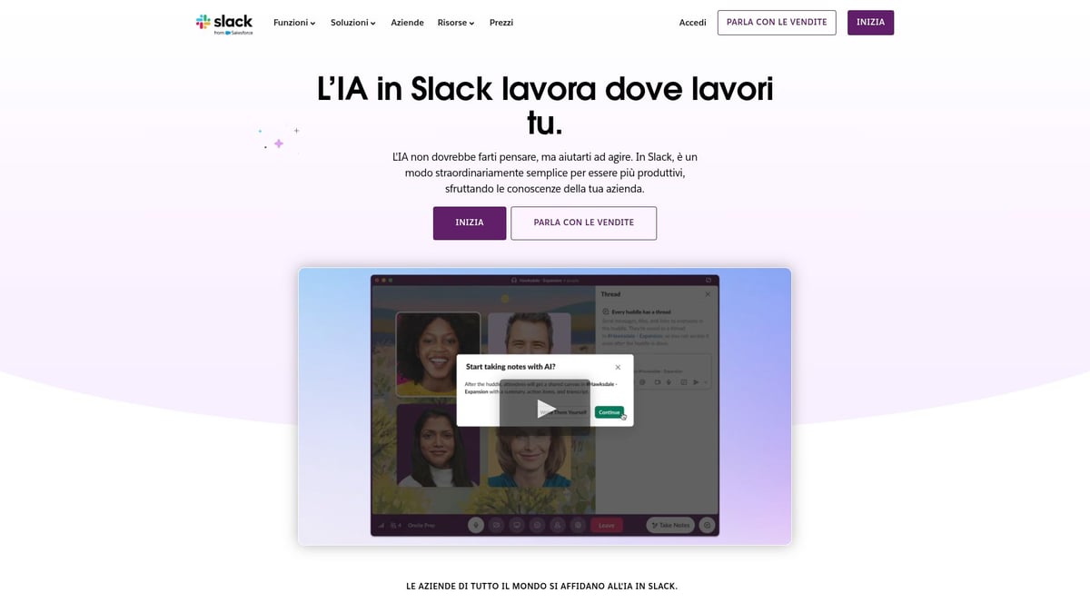 7 Soluzioni IA App Innovative da Provare nel 2025 - Slack AI