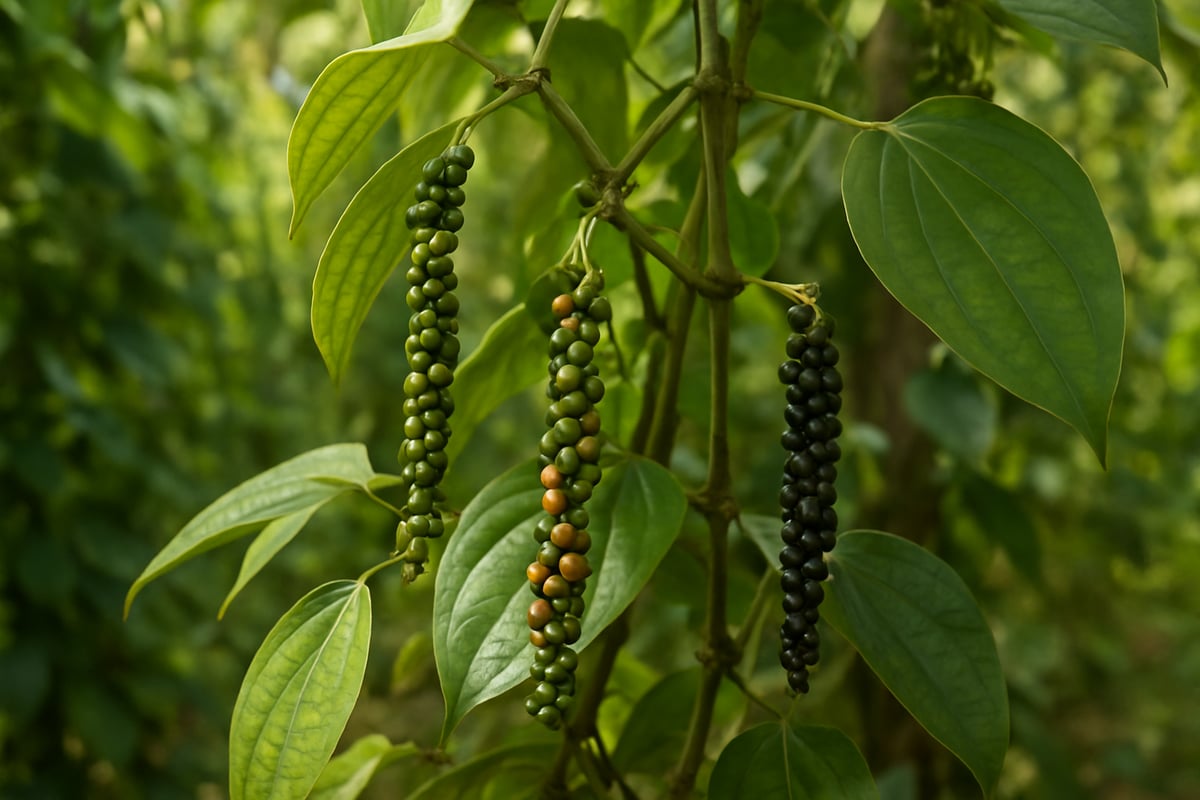 Botanique, Variétés et Composition du Poivre Noir