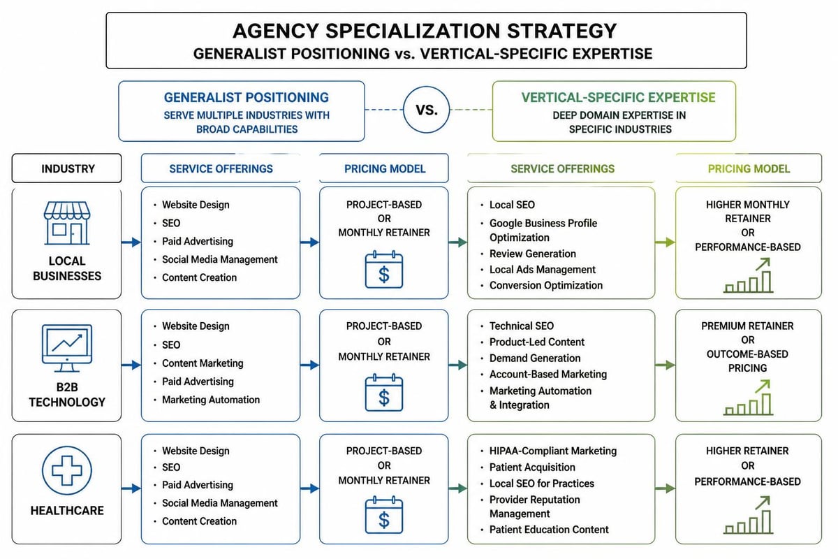 Agency specialization framework